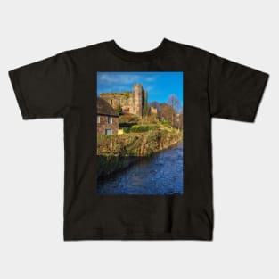 Brecon Castle Above The River Honddu Kids T-Shirt